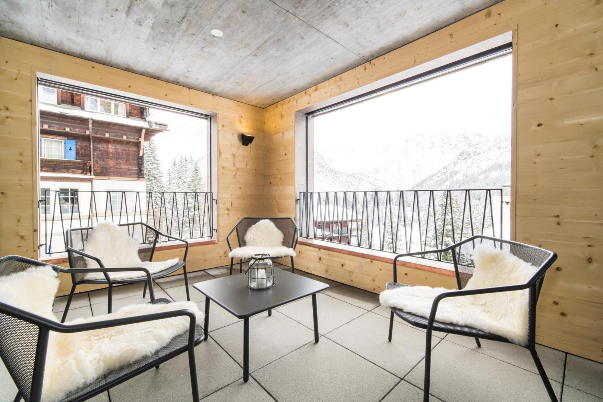 Haus Burgermeister Wohnung Aelplihorn Arosa Exterior foto